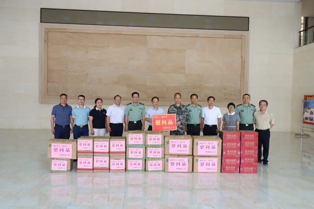 梧州市總工會(huì)領(lǐng)導(dǎo)班子“八一”走訪慰問(wèn)部隊(duì)官兵，共敘軍民魚(yú)水情