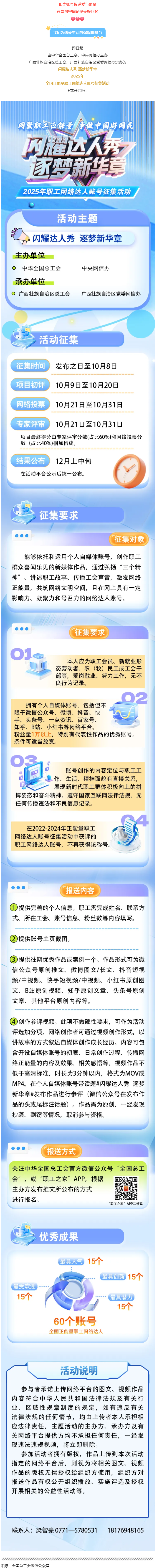“閃耀達(dá)人秀 逐夢新華章”正能量職工網(wǎng)絡(luò)達(dá)人賬號征集活動來啦！.png