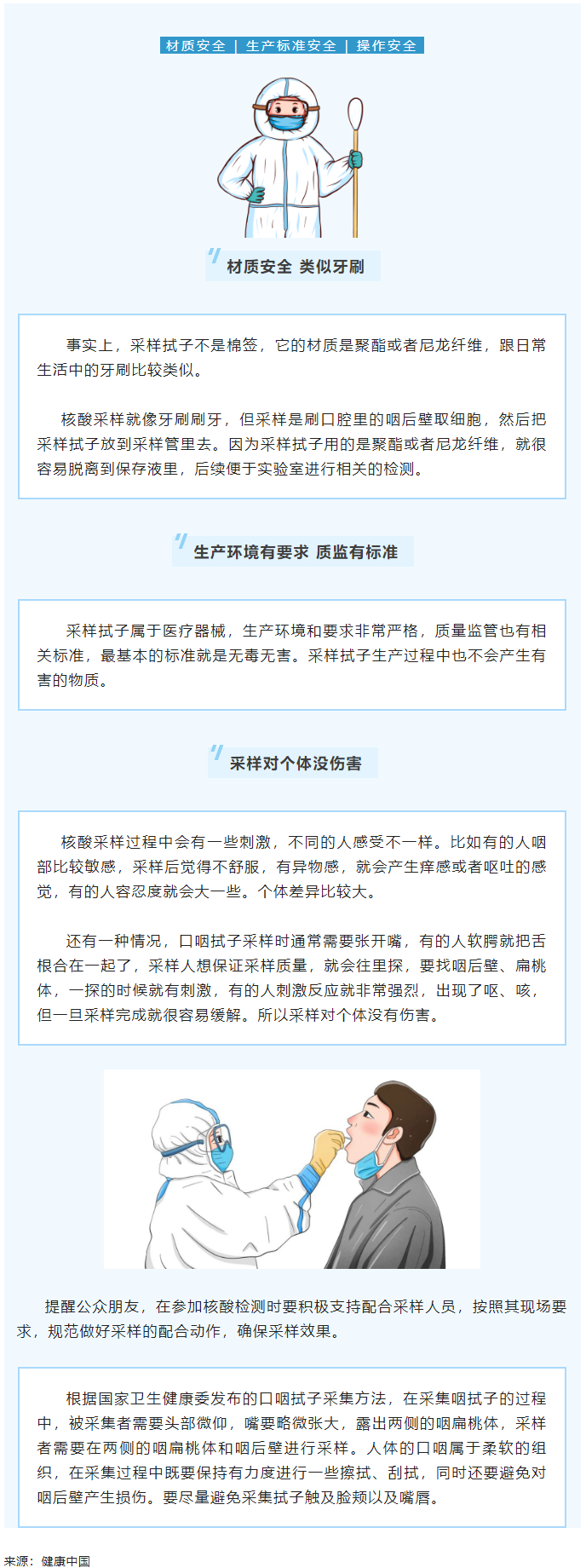 健康科普 _ 核酸采樣的“棉簽”安全嗎？當(dāng)然安全！.png